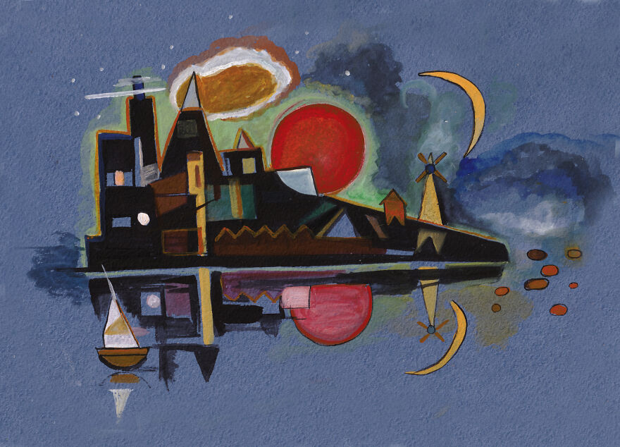 An Illustrator Who Turned To Painting After Finishing Her Studies In Radiation Chemistry