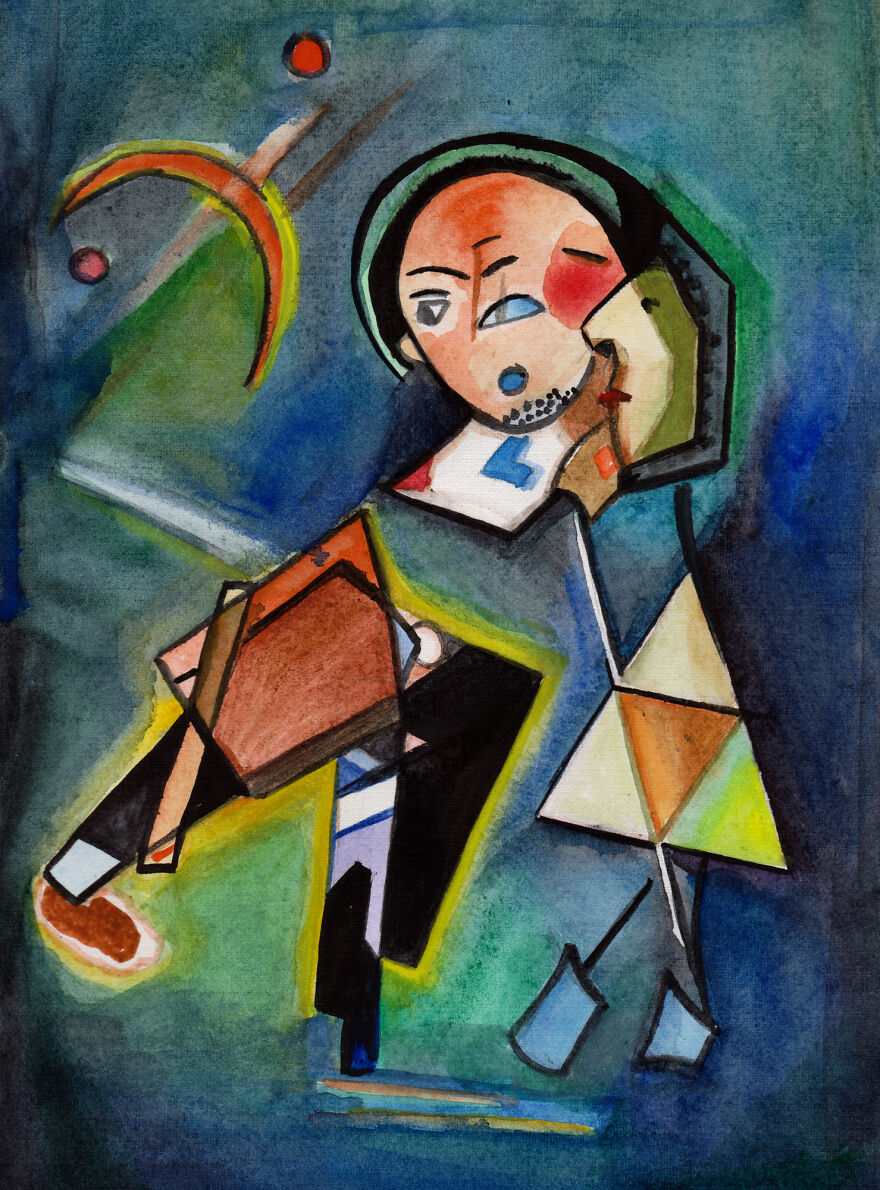 An Illustrator Who Turned To Painting After Finishing Her Studies In Radiation Chemistry