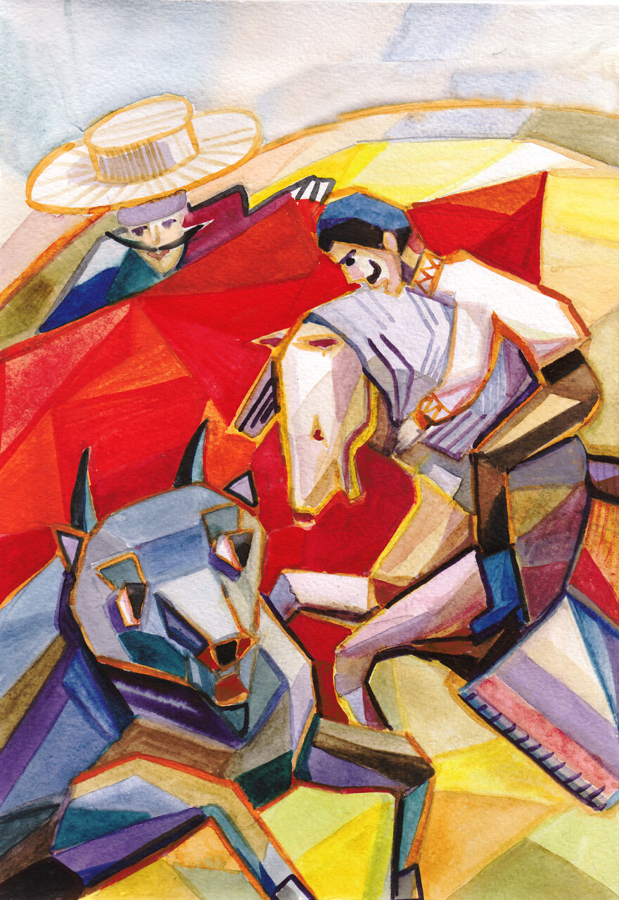 An Illustrator Who Turned To Painting After Finishing Her Studies In Radiation Chemistry