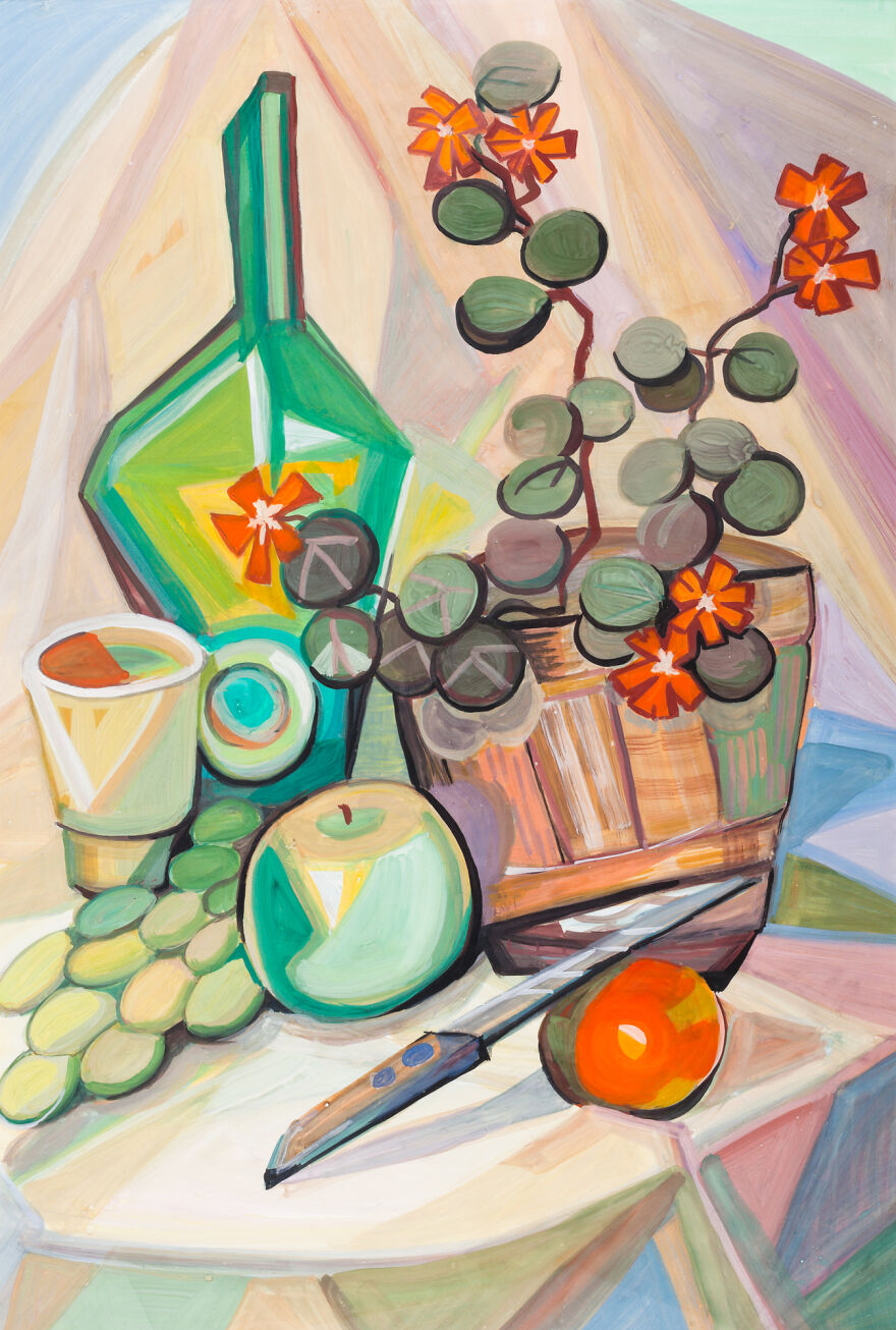 An Illustrator Who Turned To Painting After Finishing Her Studies In Radiation Chemistry