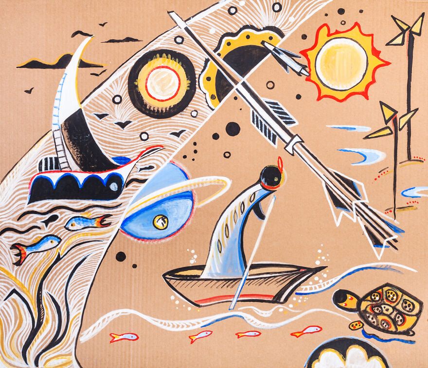 An Illustrator Who Turned To Painting After Finishing Her Studies In Radiation Chemistry