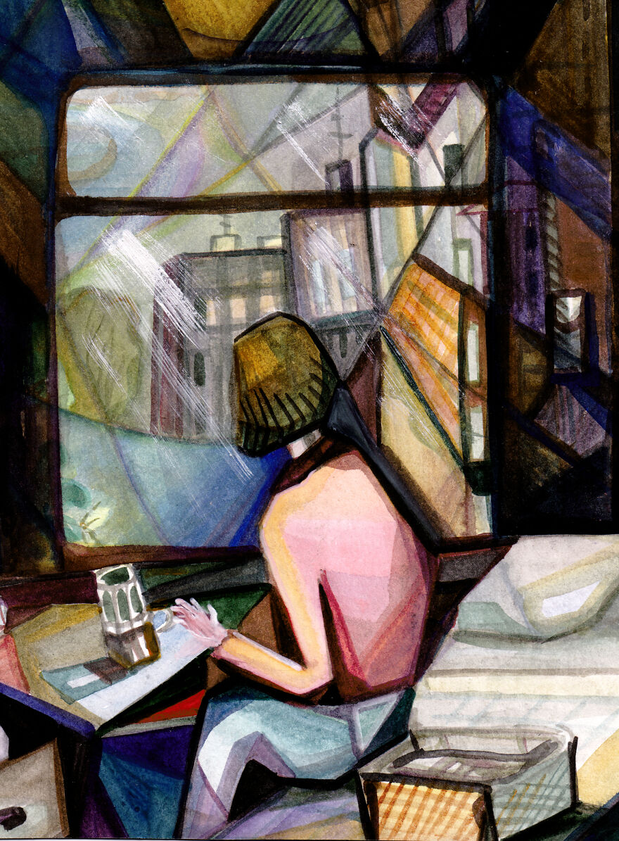 An Illustrator Who Turned To Painting After Finishing Her Studies In Radiation Chemistry