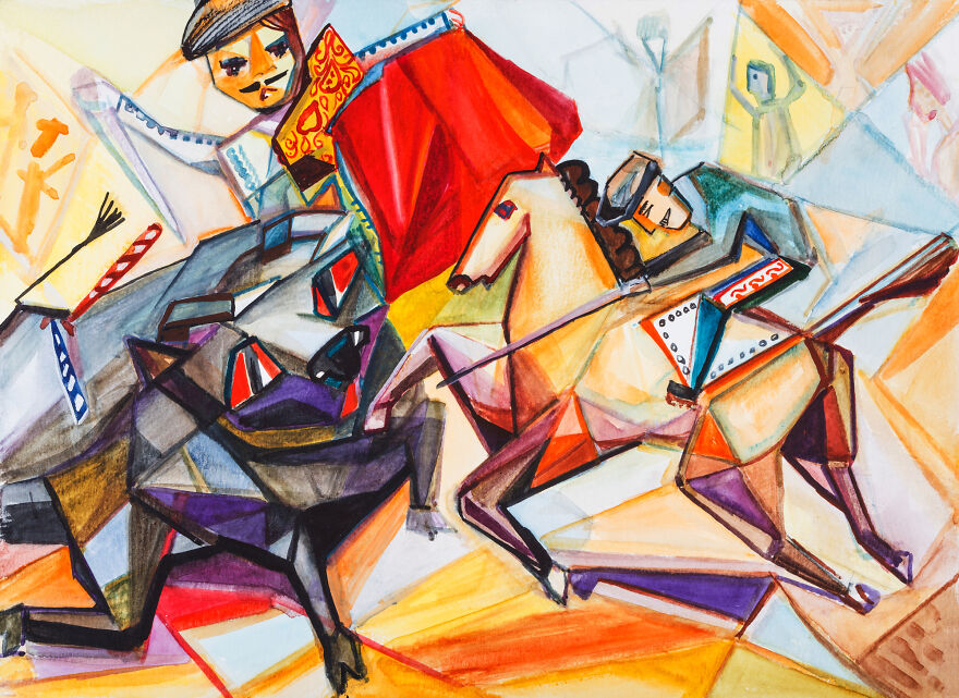 An Illustrator Who Turned To Painting After Finishing Her Studies In Radiation Chemistry