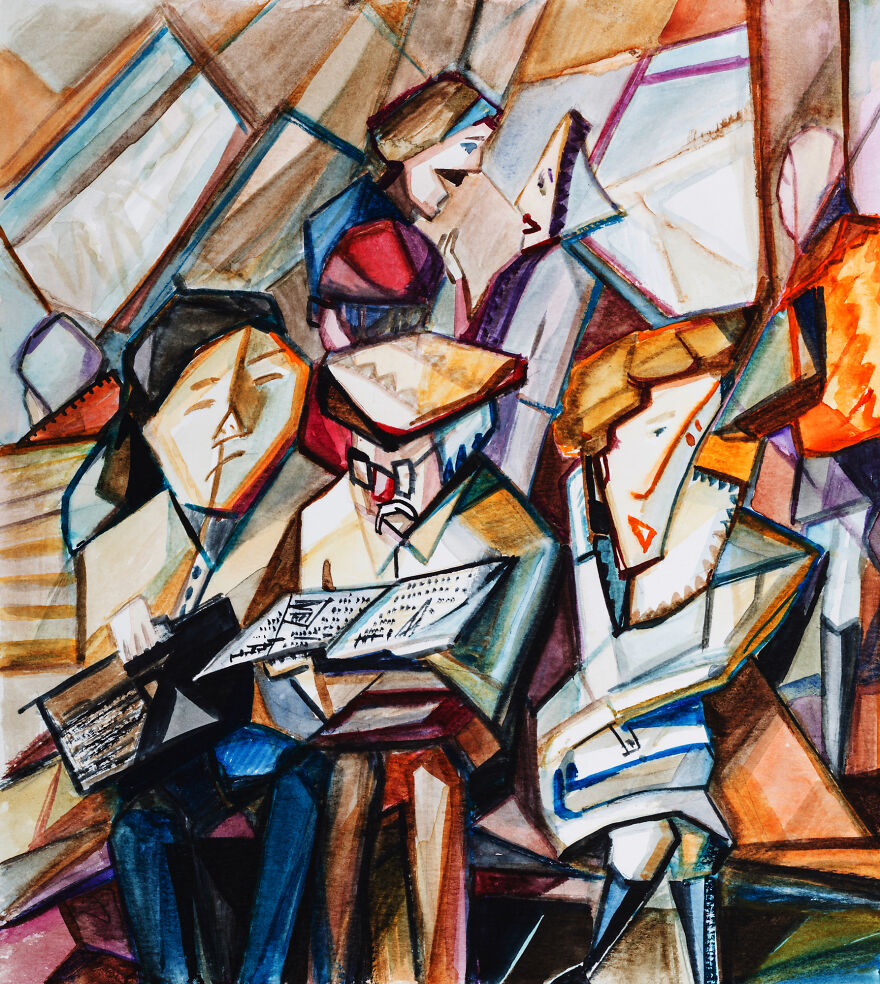 An Illustrator Who Turned To Painting After Finishing Her Studies In Radiation Chemistry