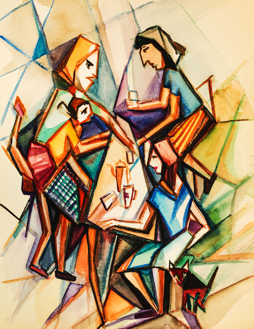 An Illustrator Who Turned To Painting After Finishing Her Studies In Radiation Chemistry