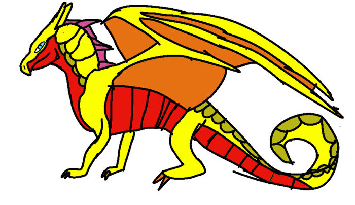 Old Shaky Lined Dragon