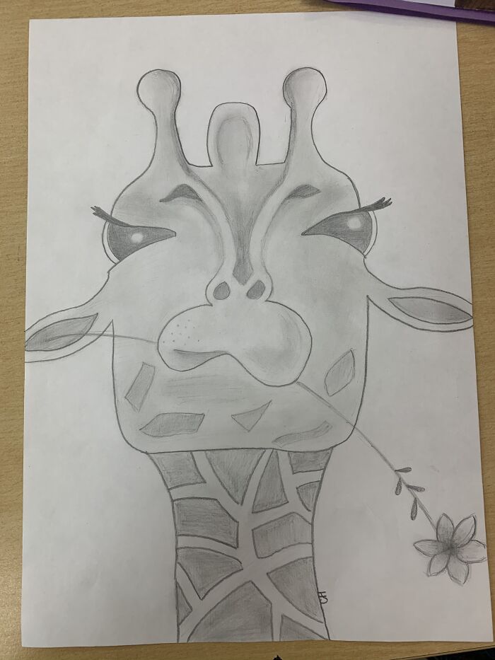 A Rather Judgmental Giraffe