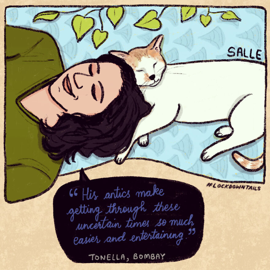 I Made A Series Of Illustrations Of Pet Parents In Lockdown