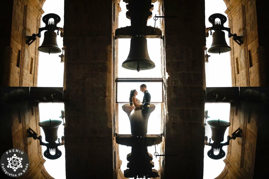 Unusual Wedding Portrait By Ana Agua