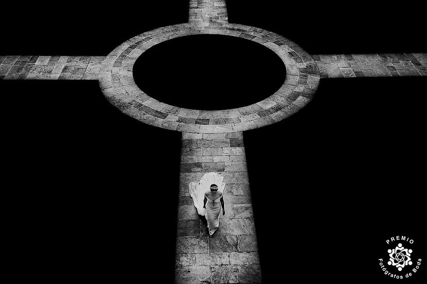 Oniric Bride Portrait By Francisco Alvarez