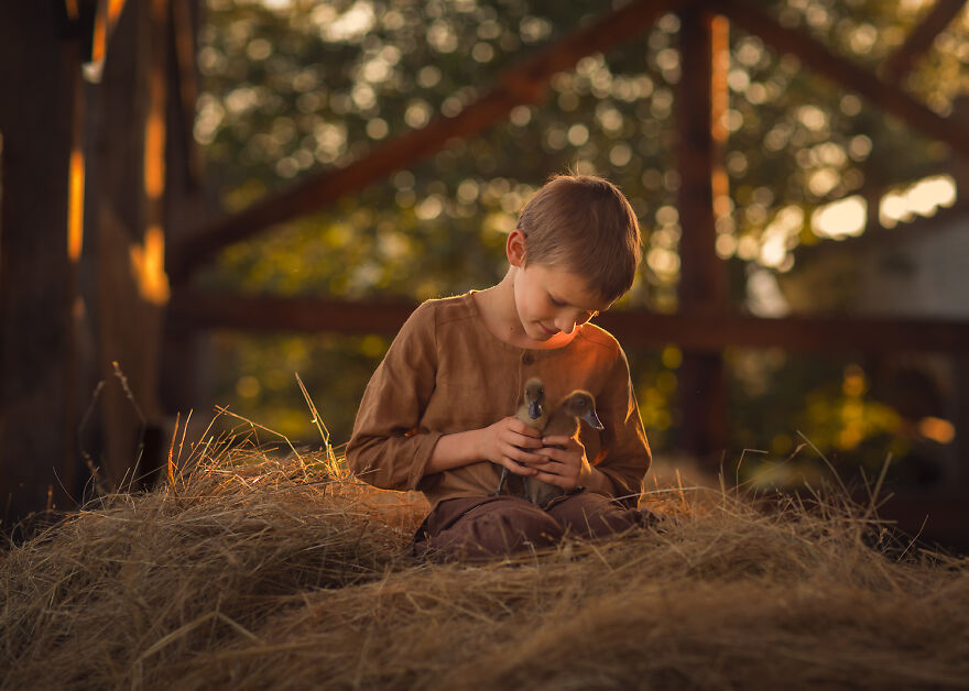 I Love Photographing The Gentle Nature Of My Children With Animals