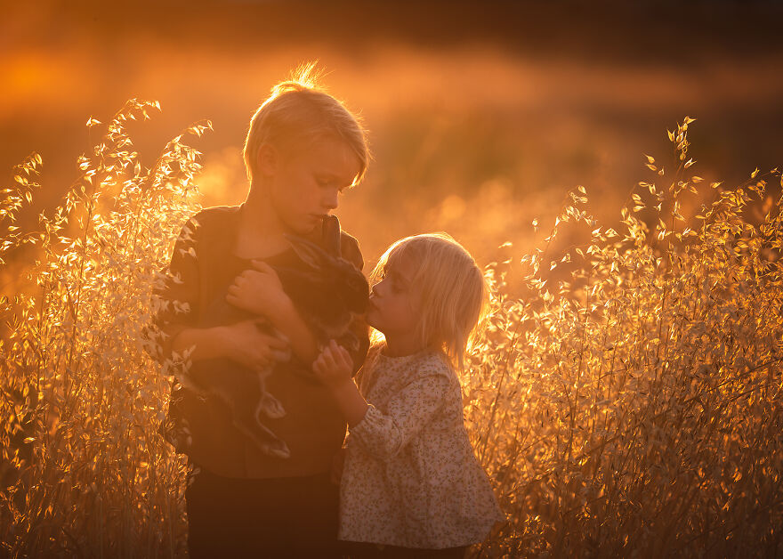 I Love Photographing The Gentle Nature Of My Children With Animals