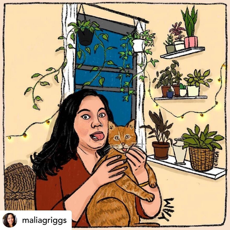 I Made A Series Of Illustrations Of Pet Parents In Lockdown