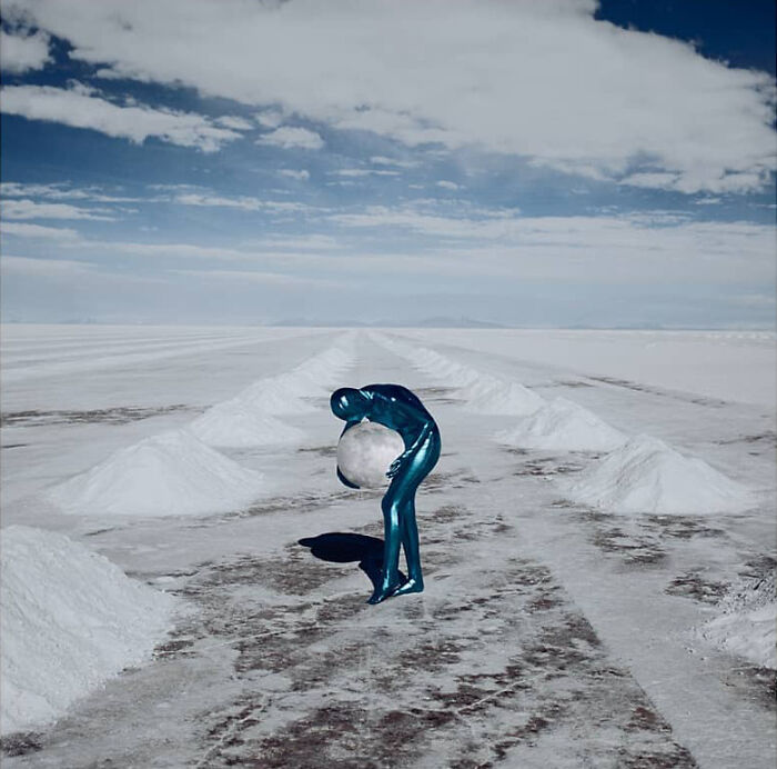 I Create Surreal Images Using Full-Body Suits