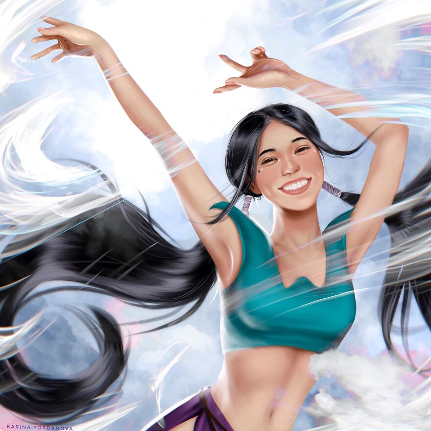 I Stepped Back Into My Childhood And Drew The W.I.T.C.H Girls I Stepped Back Into My Childhood And Drew The W.I.T.C.H Girls