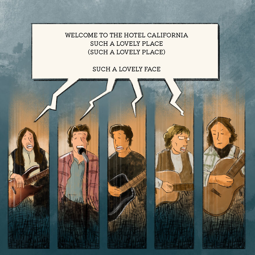 I Spent Over 60 Days Making A Graphic Novel Version Of My Favorite Song, Hotel California I Spent Over 60 Days Making A Graphic Novel Version Of My Favorite Song, Hotel California