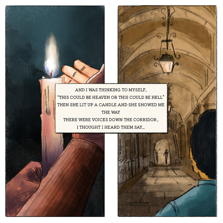 I Spent Over 60 Days Making A Graphic Novel Version Of My Favorite Song, Hotel California I Spent Over 60 Days Making A Graphic Novel Version Of My Favorite Song, Hotel California