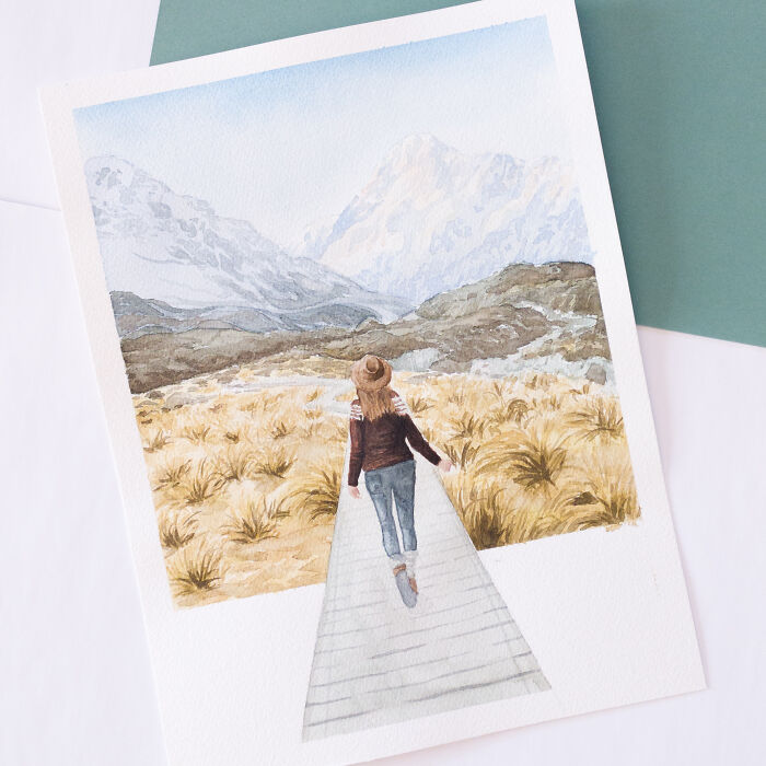 Watercolor Based On A Photo 