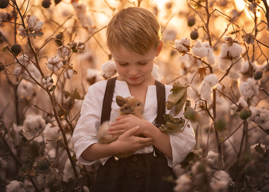 I Love Photographing The Gentle Nature Of My Children With Animals