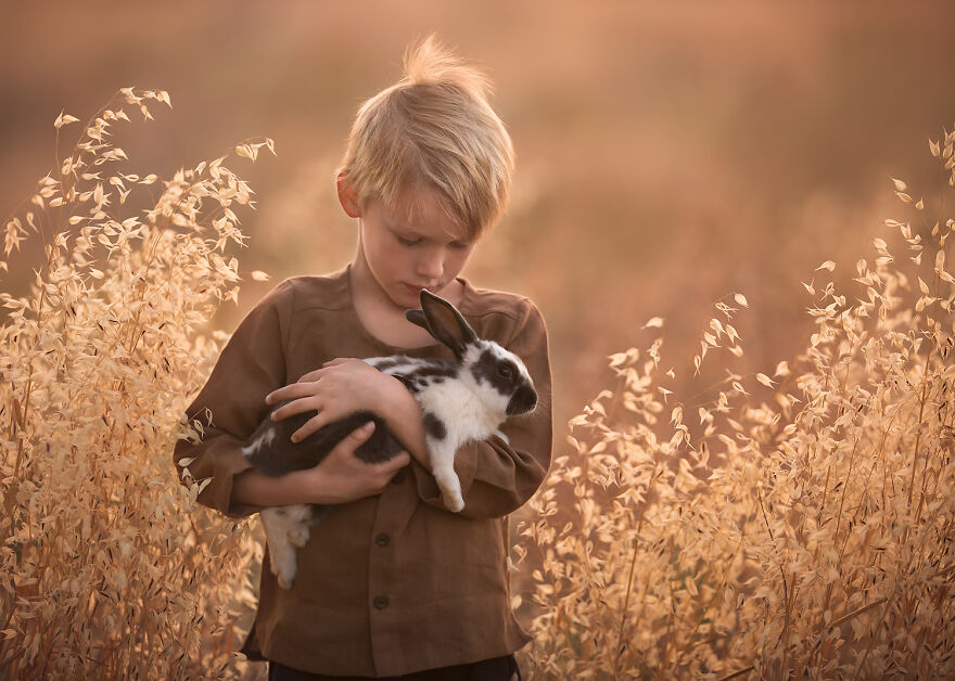 I Love Photographing The Gentle Nature Of My Children With Animals