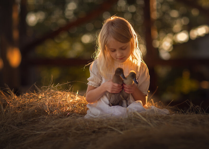 I Love Photographing The Gentle Nature Of My Children With Animals