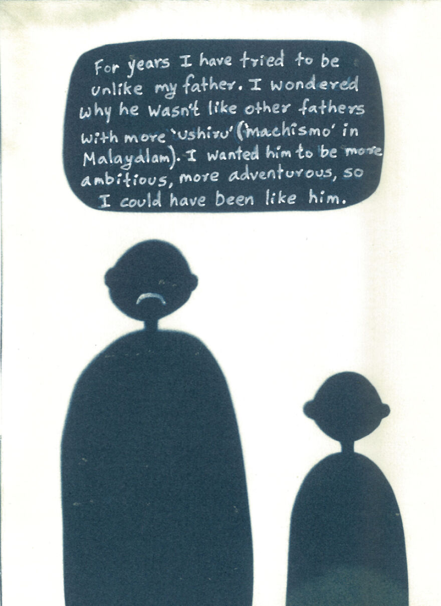 I Made A Cyanotype Comic About My Dad I Made A Cyanotype Comic About My Dad