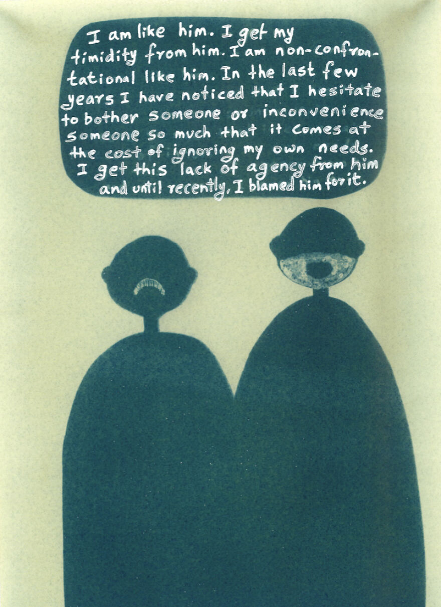 I Made A Cyanotype Comic About My Dad