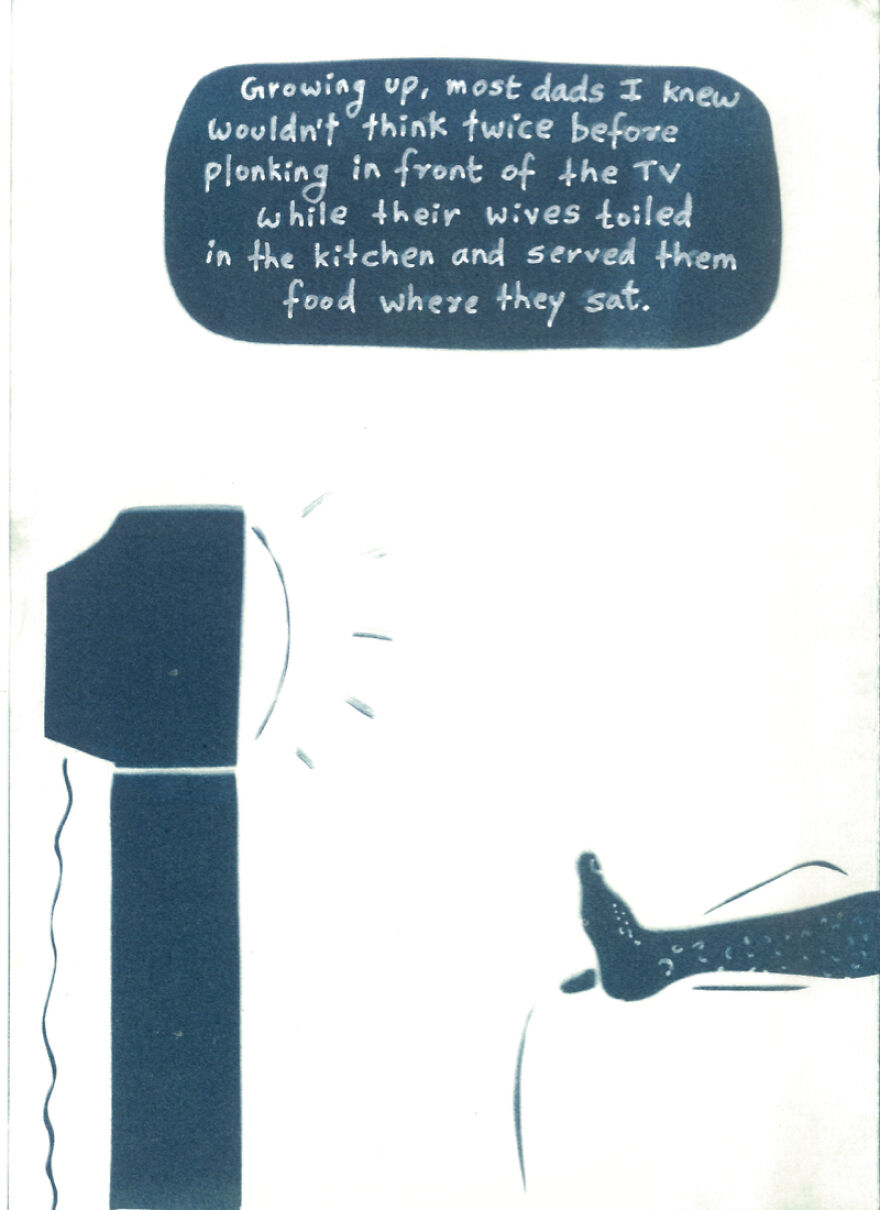 I Made A Cyanotype Comic About My Dad I Made A Cyanotype Comic About My Dad