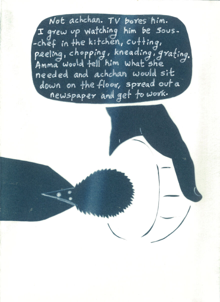 I Made A Cyanotype Comic About My Dad