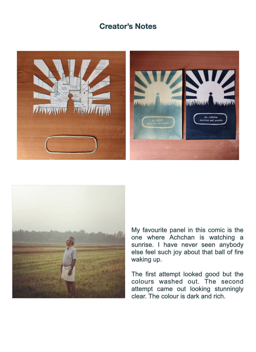 I Made A Cyanotype Comic About My Dad