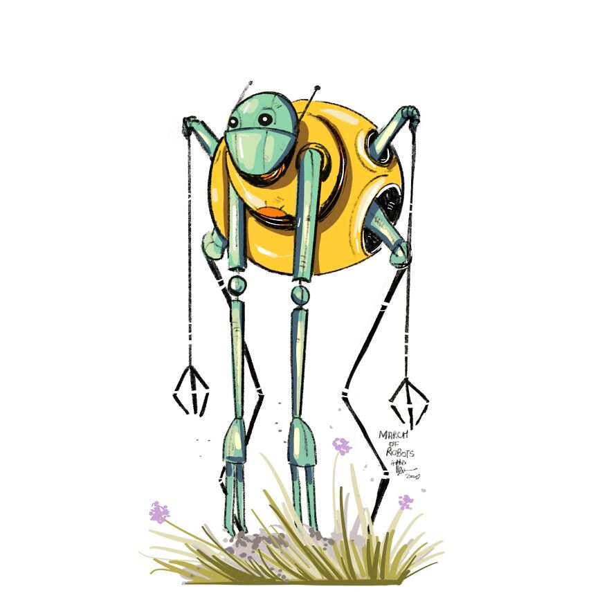 March Of Robots Art Challenge 2020