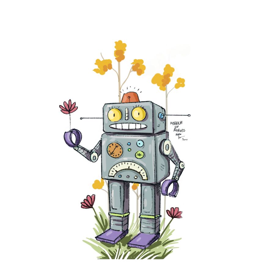 March Of Robots Art Challenge 2020