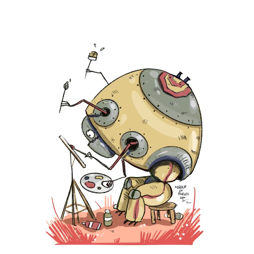March Of Robots Art Challenge 2020