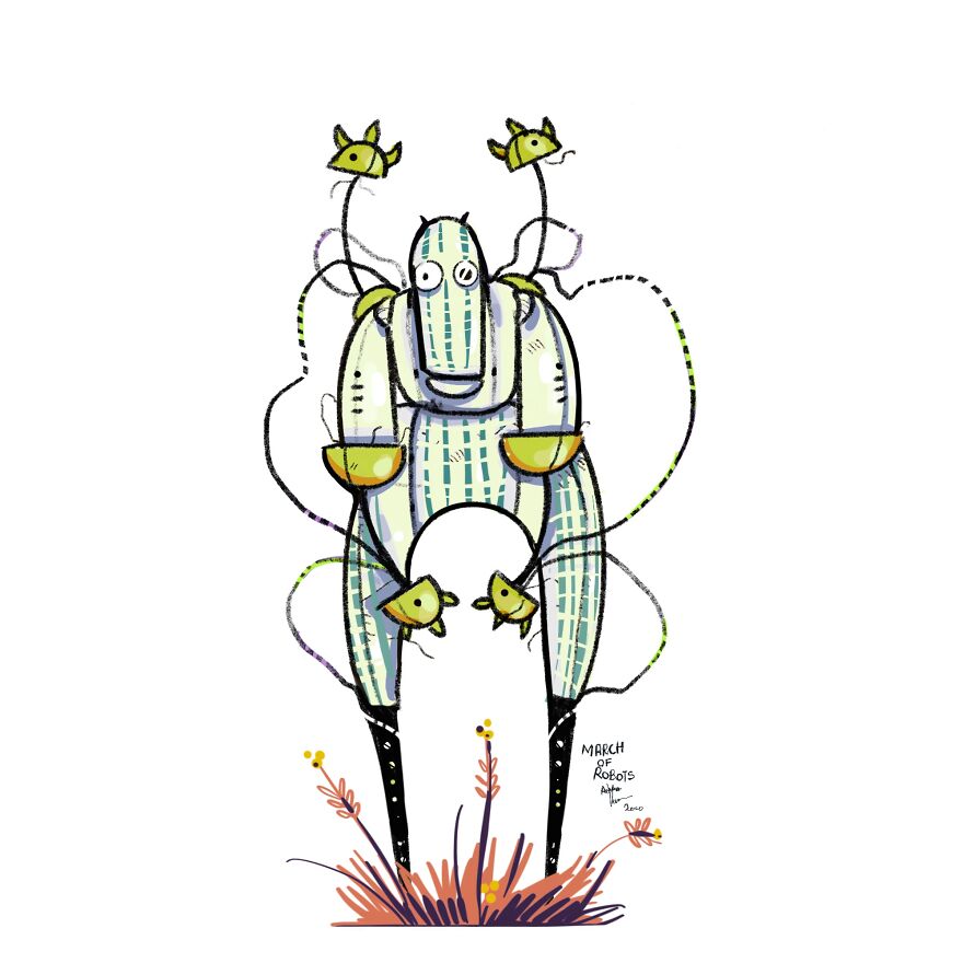 March Of Robots Art Challenge 2020