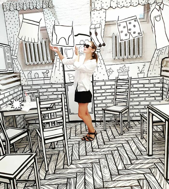 This Unusual Cafe In Russia Looks Like A Comic Book (25 Pics) This Unusual Cafe In Russia Looks Like A Comic Book (25 Pics)
