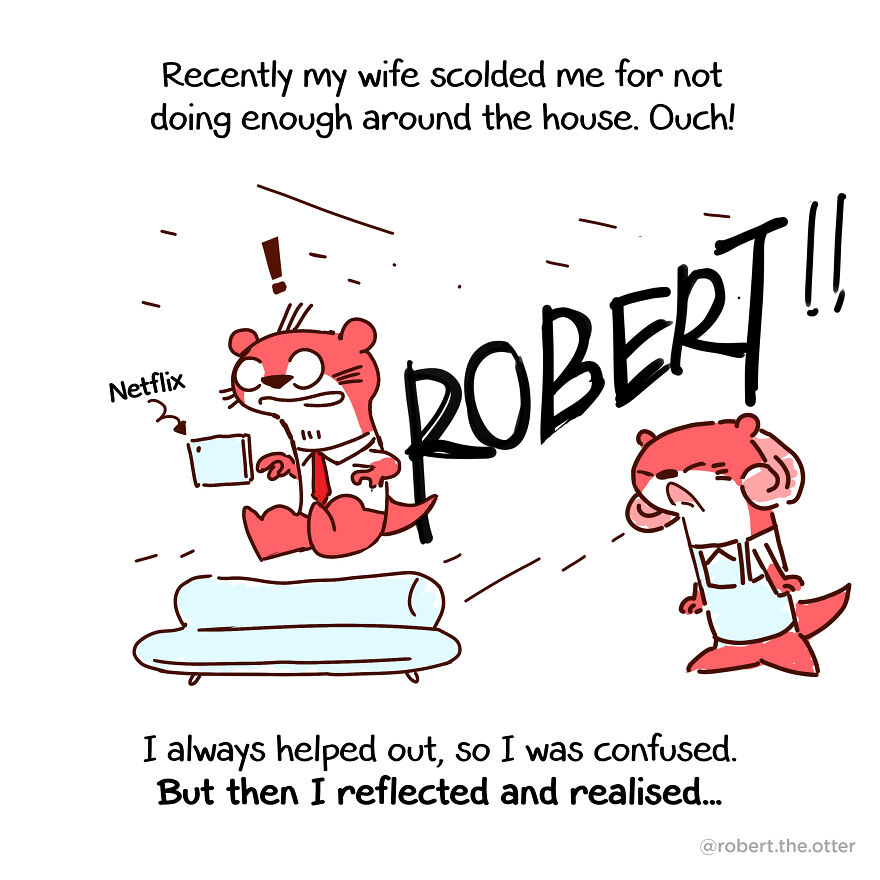 Do Men Expect Women To Do Everything? I Illustrated My Conversation With My Wife About Cleaning And Chores Do Men Expect Women To Do Everything? I Illustrated My Conversation With My Wife About Cleaning And Chores