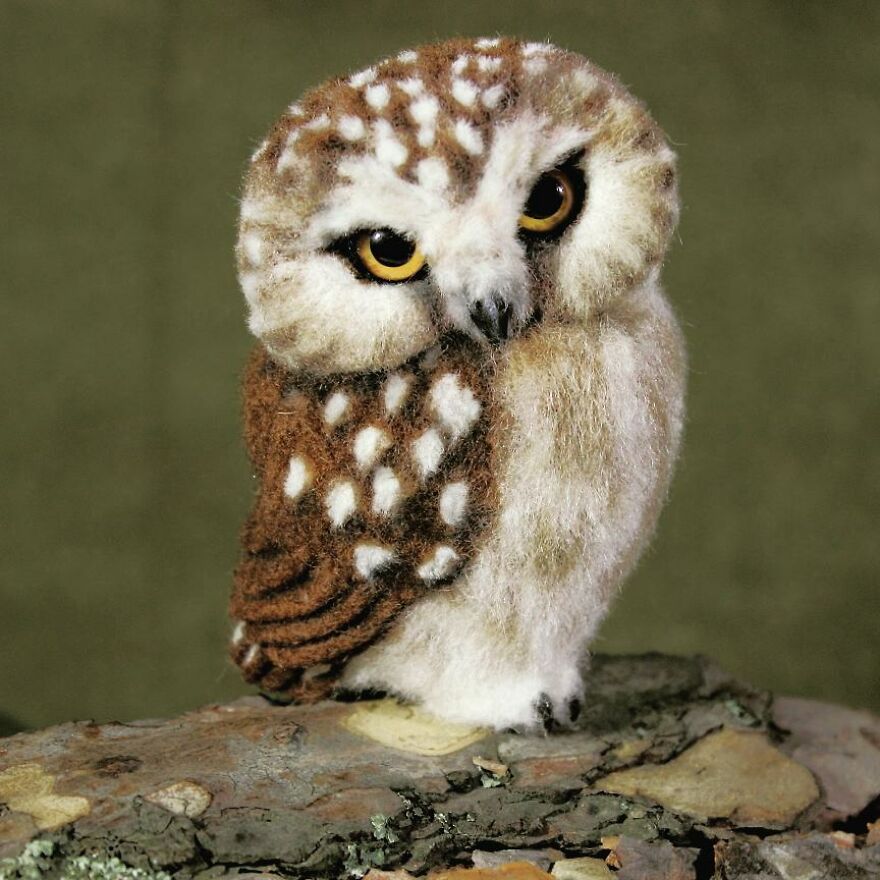 Russian Artist Creates Incredibly Realistic Little Animals Made Entirely Of Wool (New Pics)