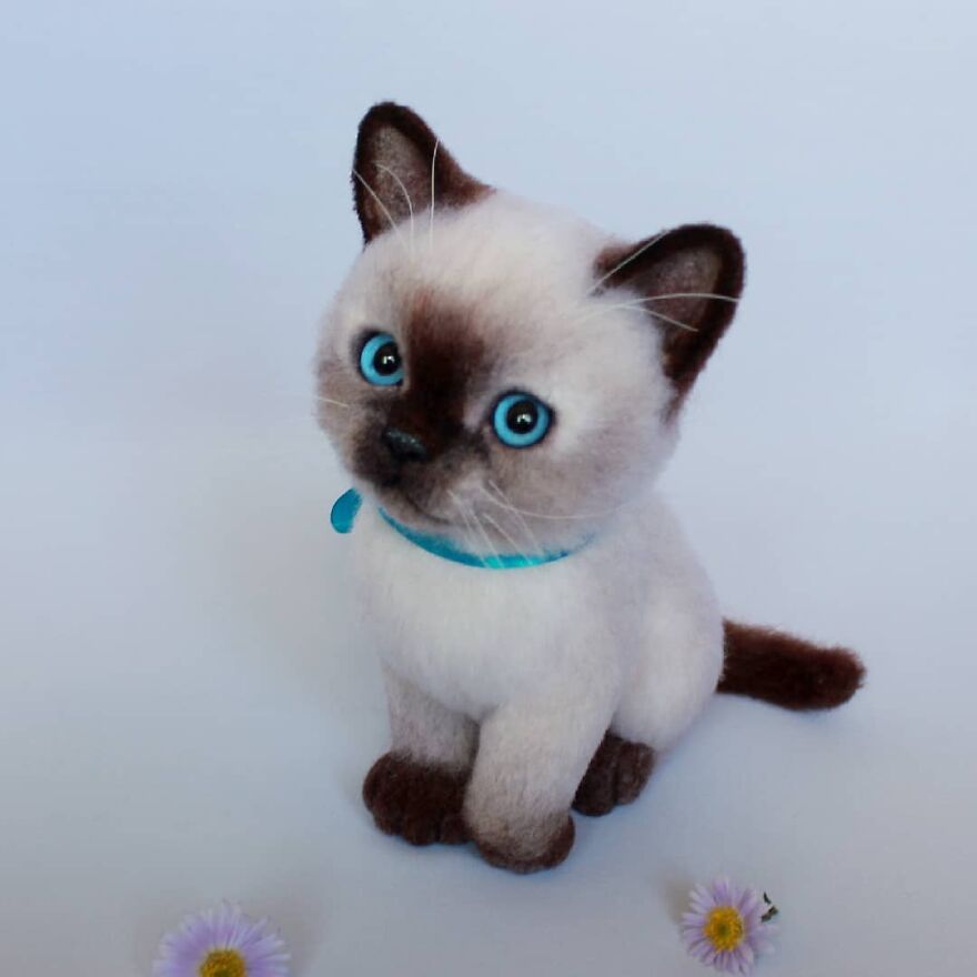 Russian Artist Creates Incredibly Realistic Little Animals Made Entirely Of Wool (New Pics)