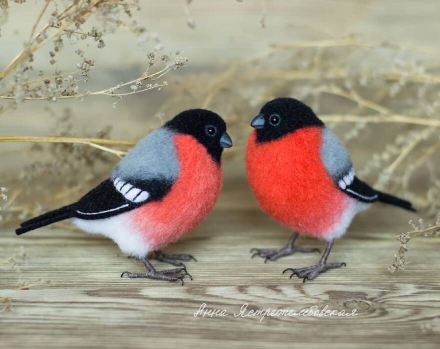 Russian Artist Creates Incredibly Realistic Little Animals Made Entirely Of Wool (New Pics)