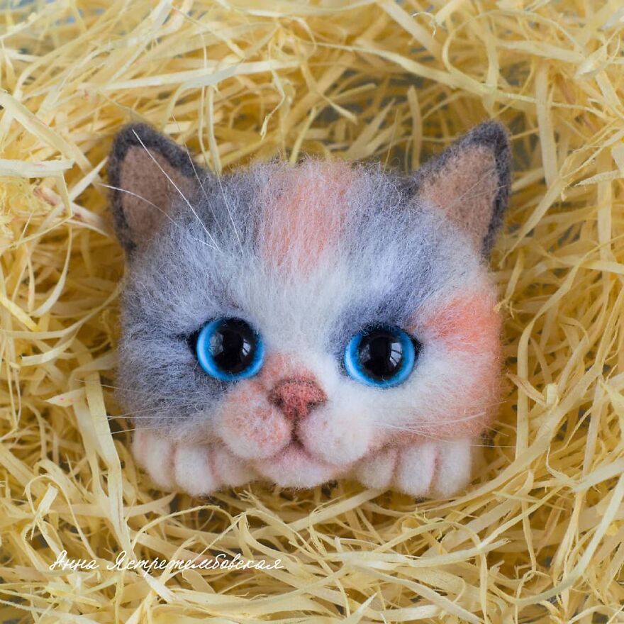 Russian Artist Creates Incredibly Realistic Little Animals Made Entirely Of Wool (New Pics)