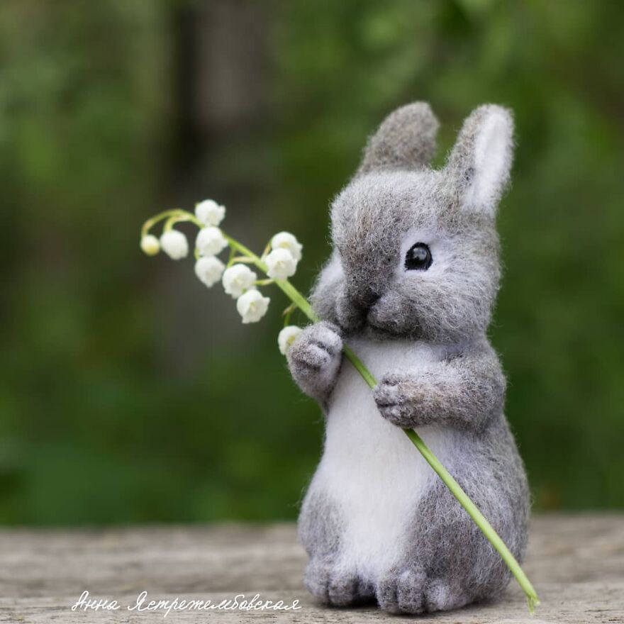 Russian Artist Creates Incredibly Realistic Little Animals Made Entirely Of Wool (New Pics)