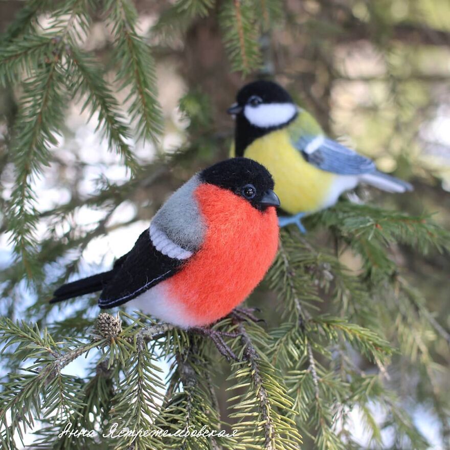Russian Artist Creates Incredibly Realistic Little Animals Made Entirely Of Wool (New Pics)