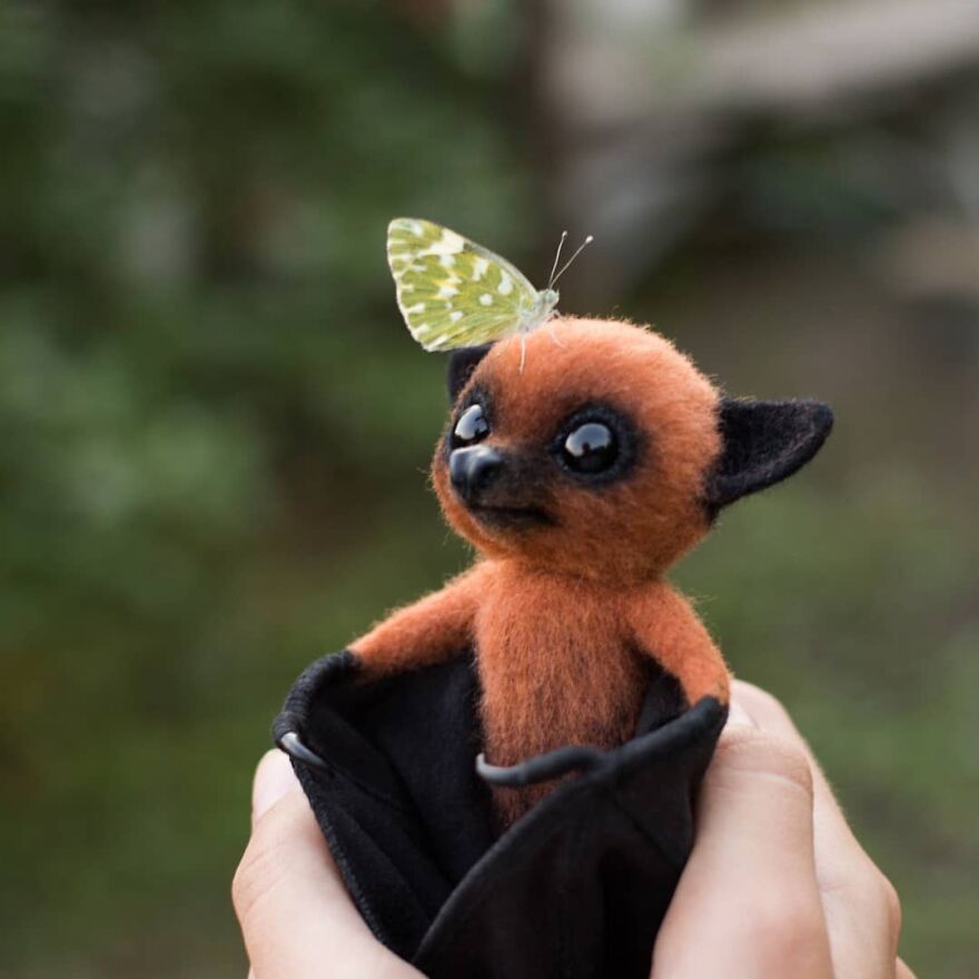 Russian Artist Creates Incredibly Realistic Little Animals Made Entirely Of Wool (New Pics)
