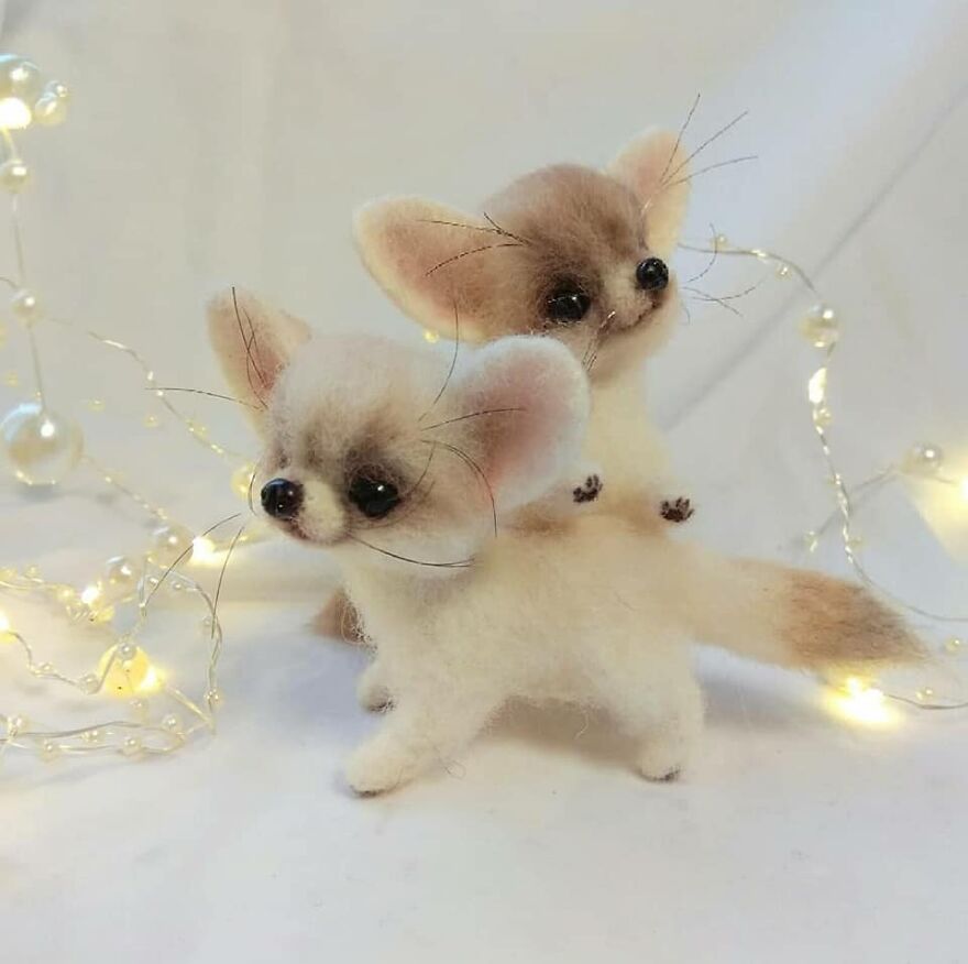 Russian Artist Creates Incredibly Realistic Little Animals Made Entirely Of Wool (New Pics)