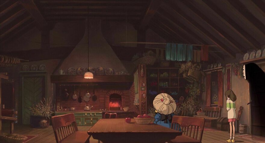 These Designers Show How Studio Ghibli Interiors Would Look Like In Real Life These Designers Show How Studio Ghibli Interiors Would Look Like In Real Life