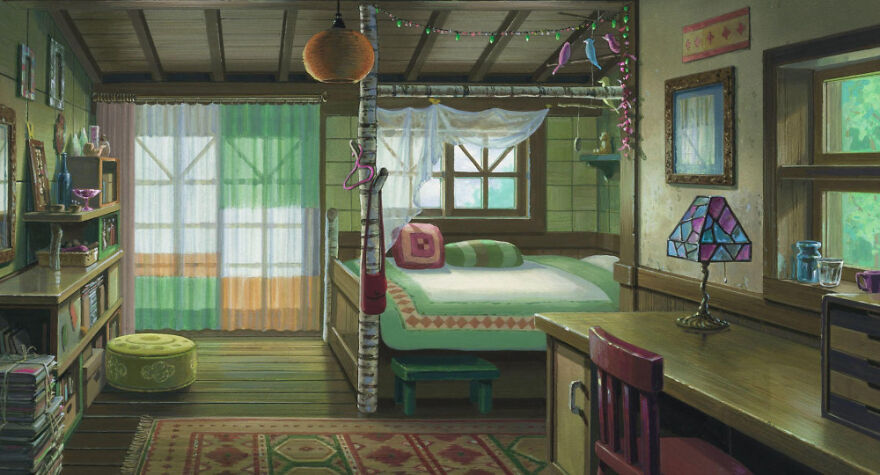 These Designers Show How Studio Ghibli Interiors Would Look Like In Real Life