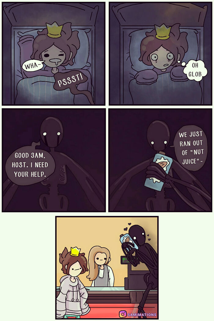 Me And My Sleep Paralysis Demon Getting Their Fav Drink