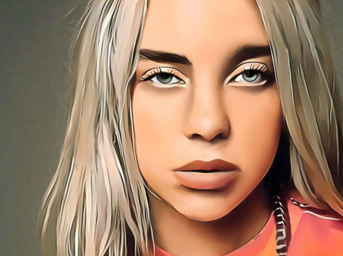 One Of My Newer Sketches. Billie Eilish
