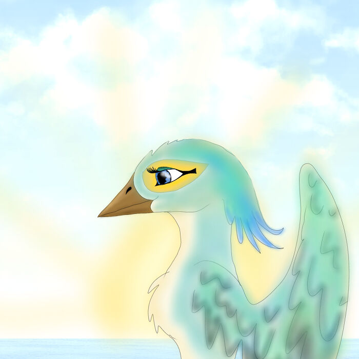 Sky Bird, Also Done In Ibispaint