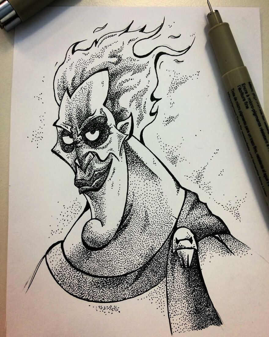 Stippling Illustrations